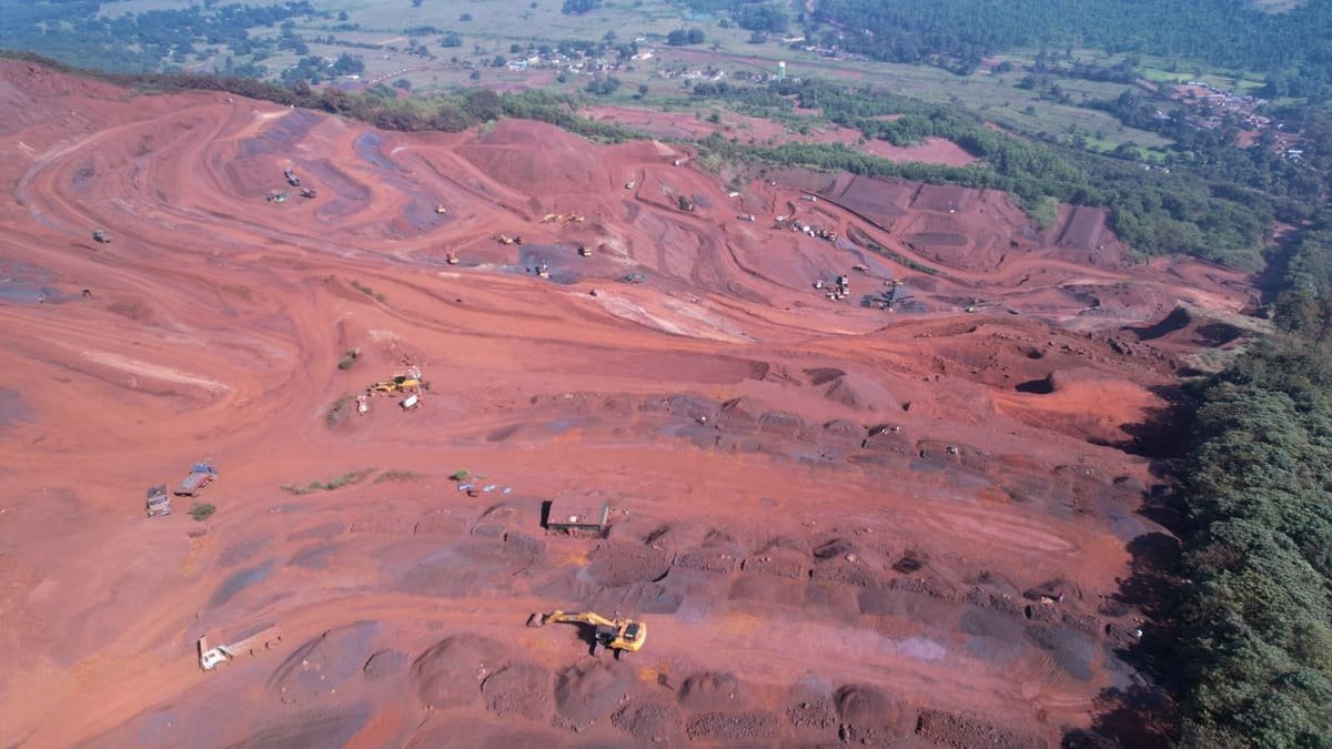 Arsh Minerals quarrying operation from above